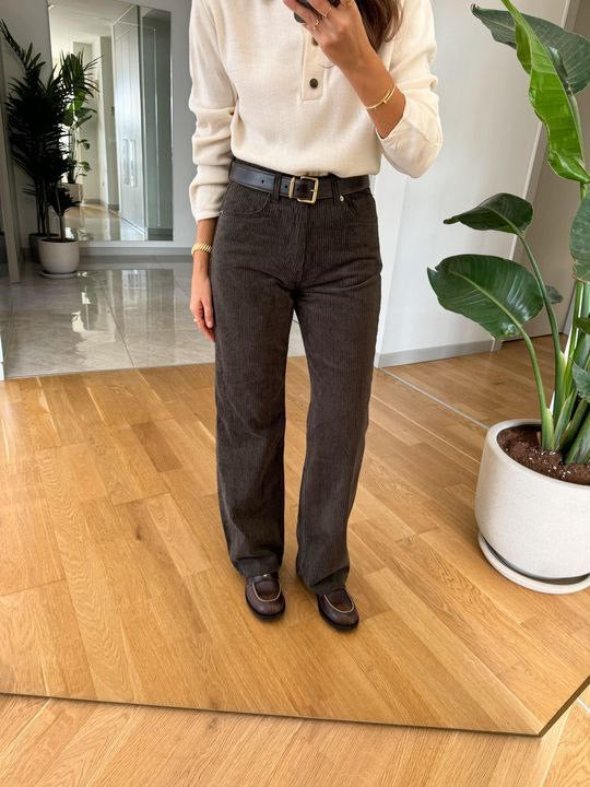 Olive Corduroy Jeans