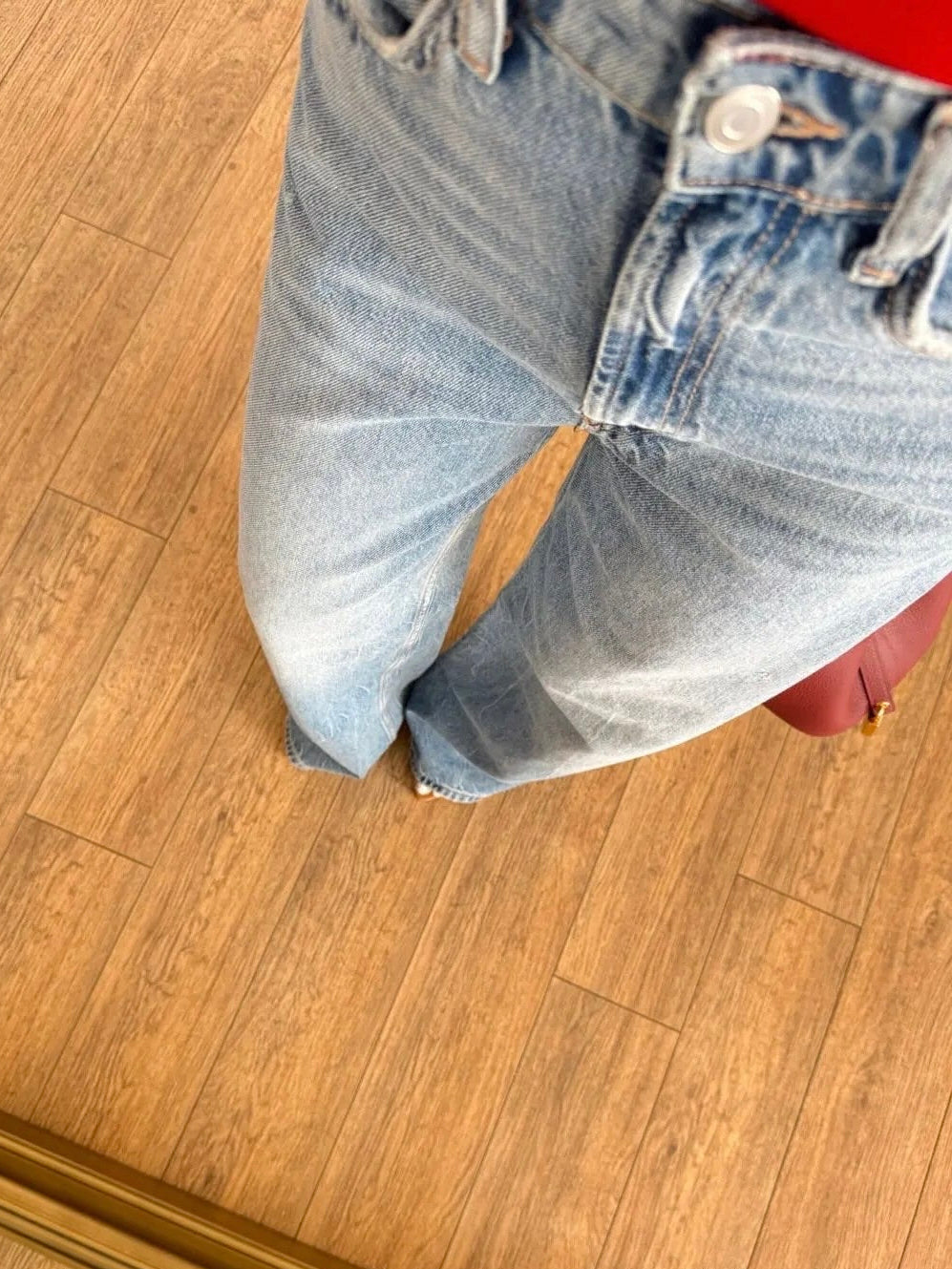 High-Waisted Wide Leg Jeans