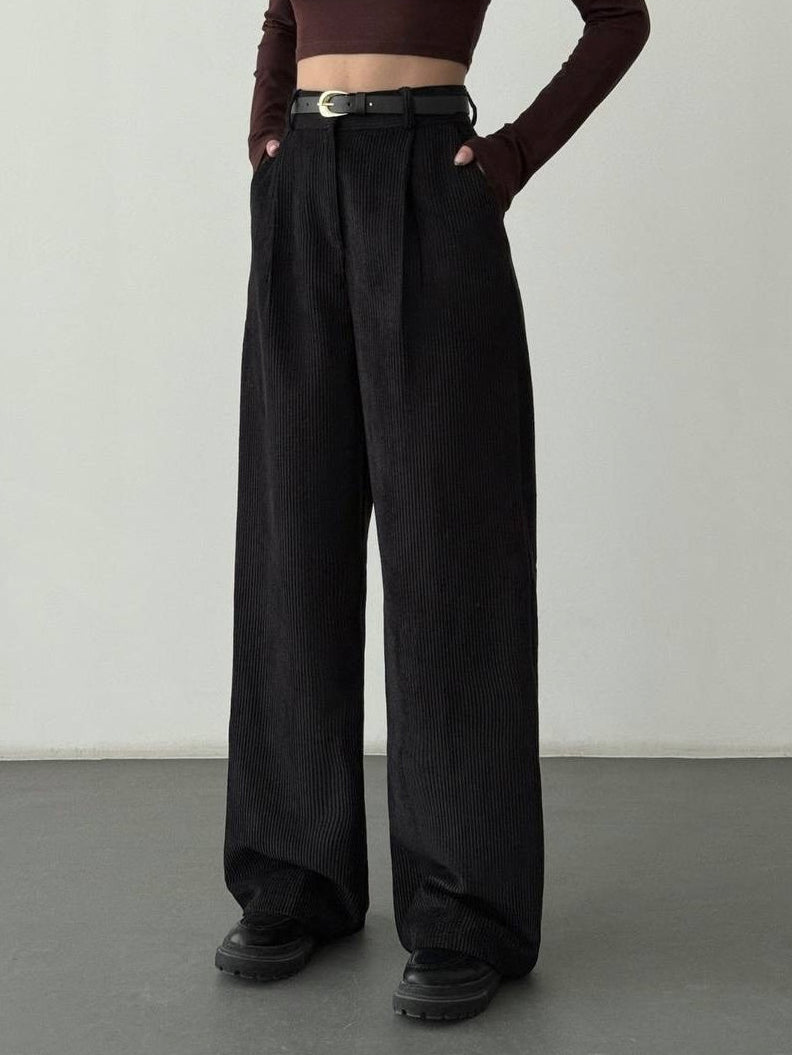 Corduroy Wide Leg Pants