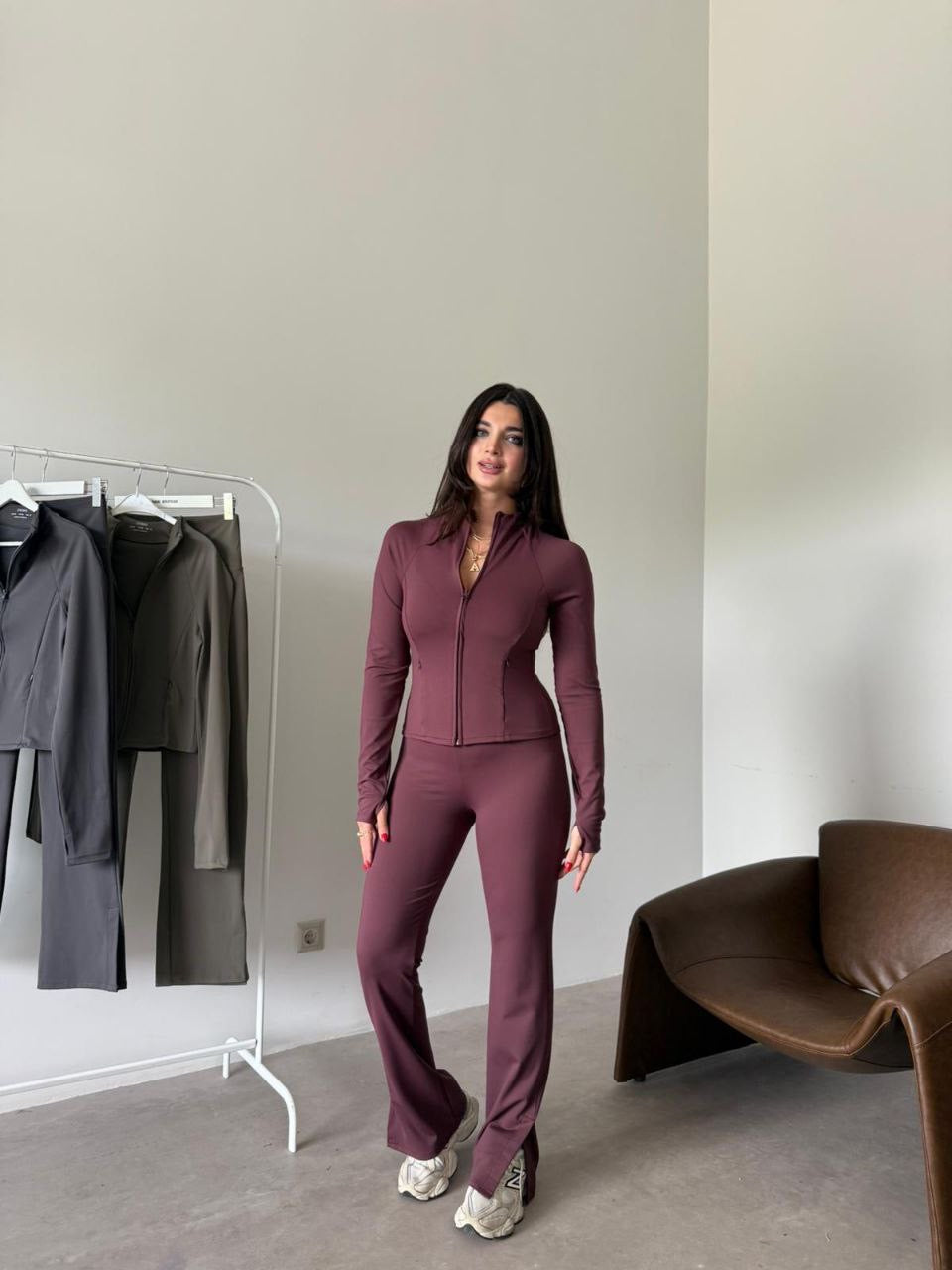 Burgundy Oysho Set