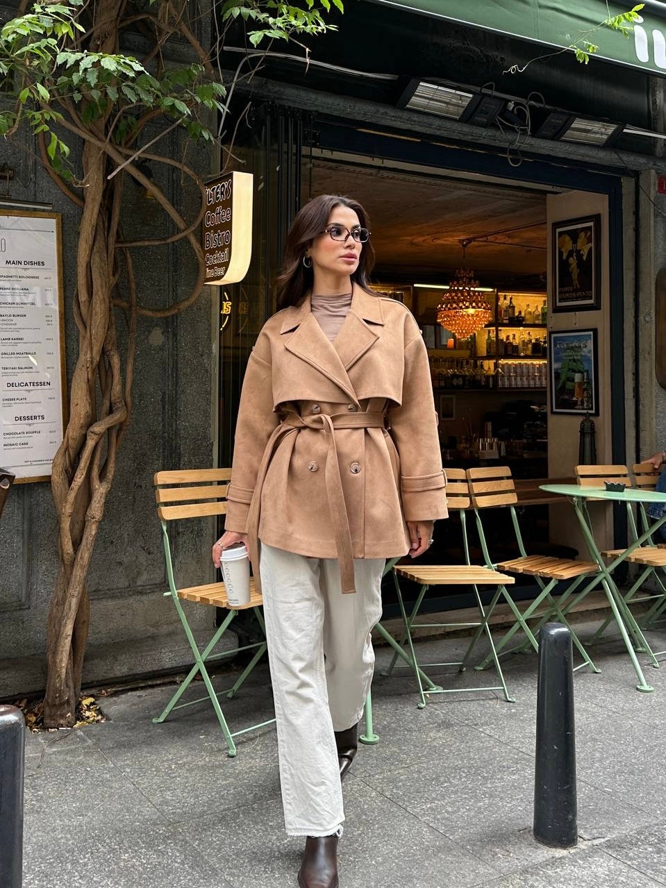 Beige Trench Coat