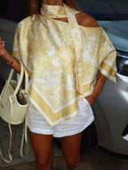 Dior Yellow Blouse