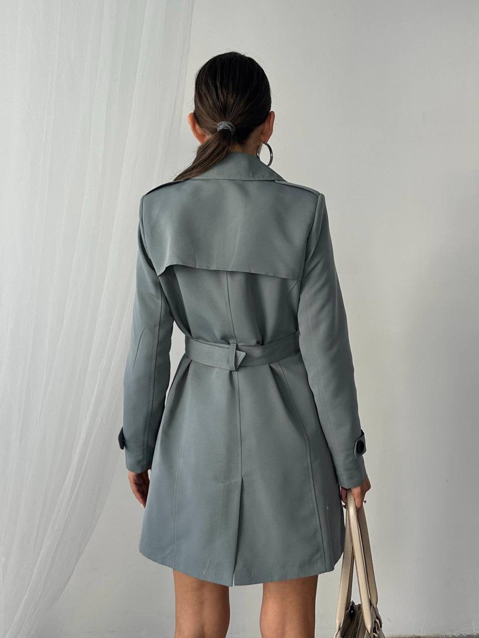 Gray Trench Coat