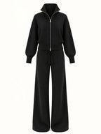 Black Bomber Two-Piece Set