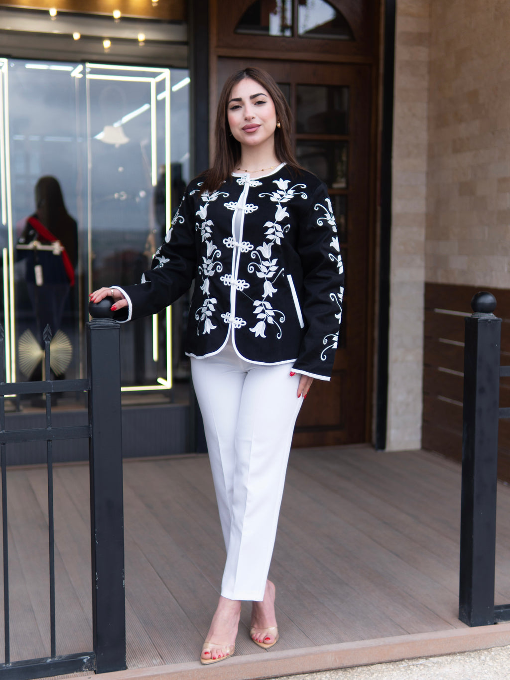 Black Embroidered Jacket