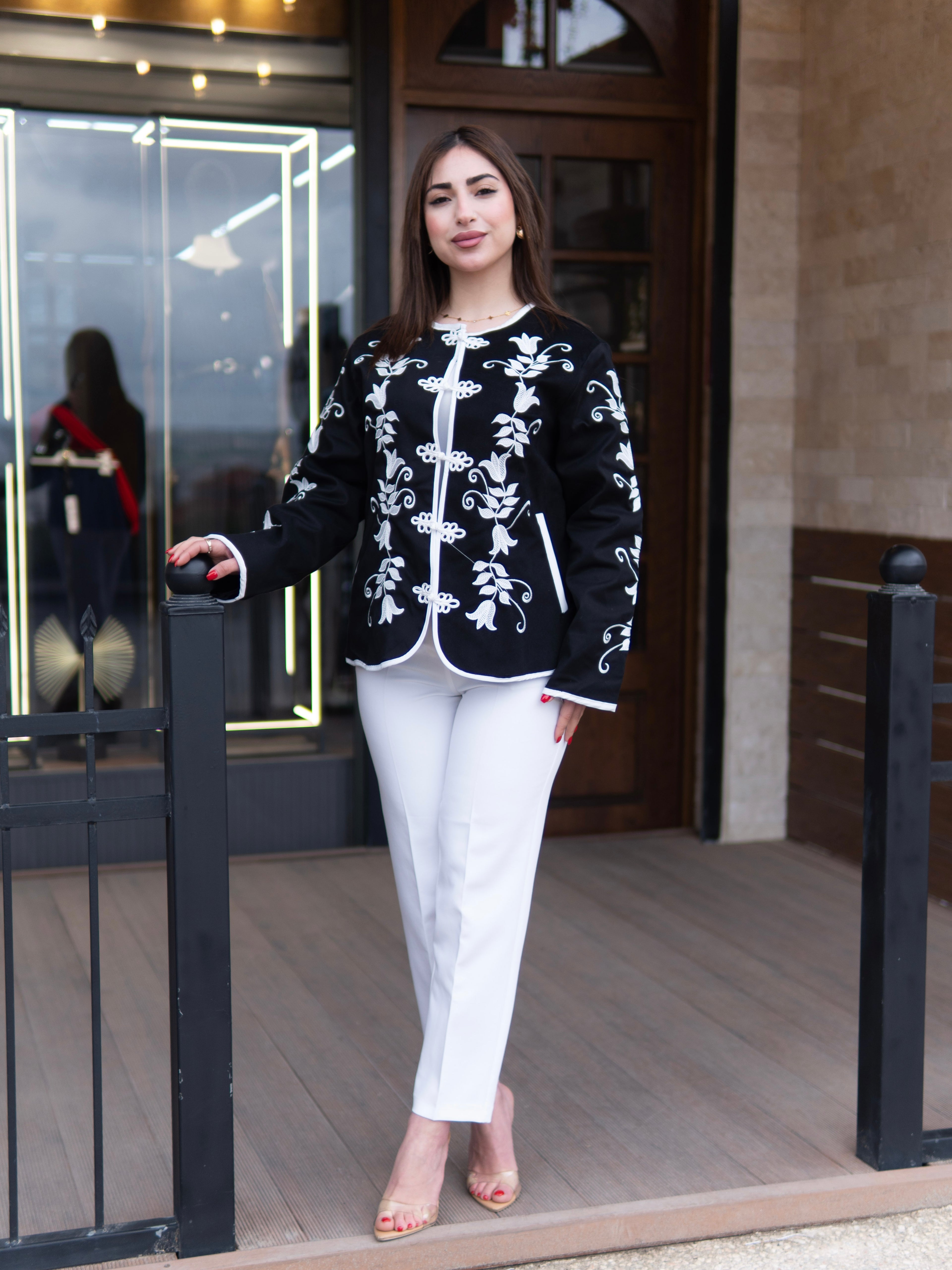 Black Embroidered Jacket