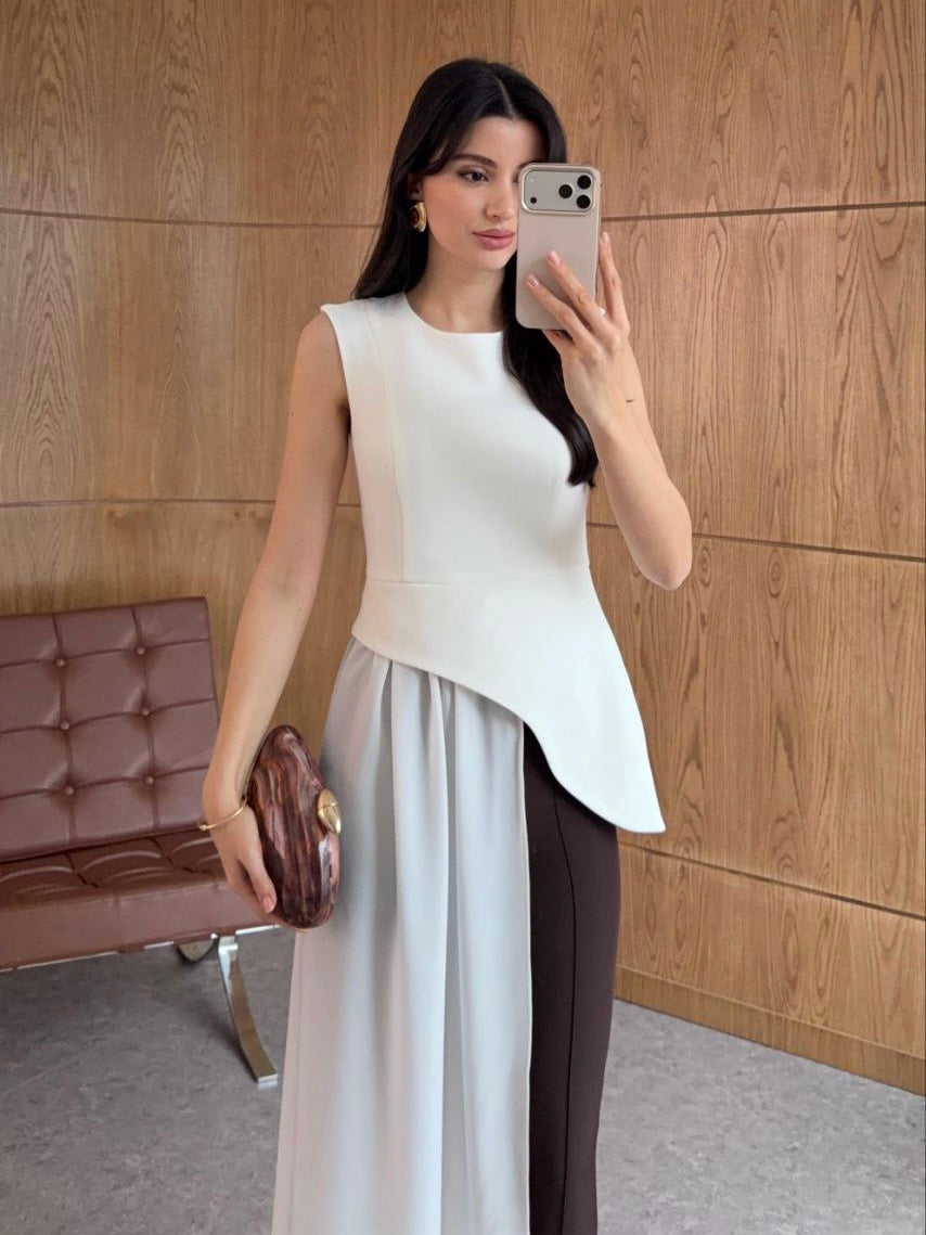 Elegant White Vest