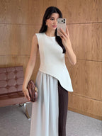 Elegant White Vest