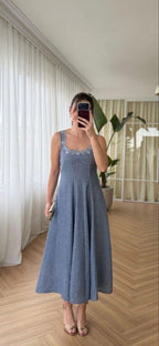 Bluebell Breeze Midi Dress
