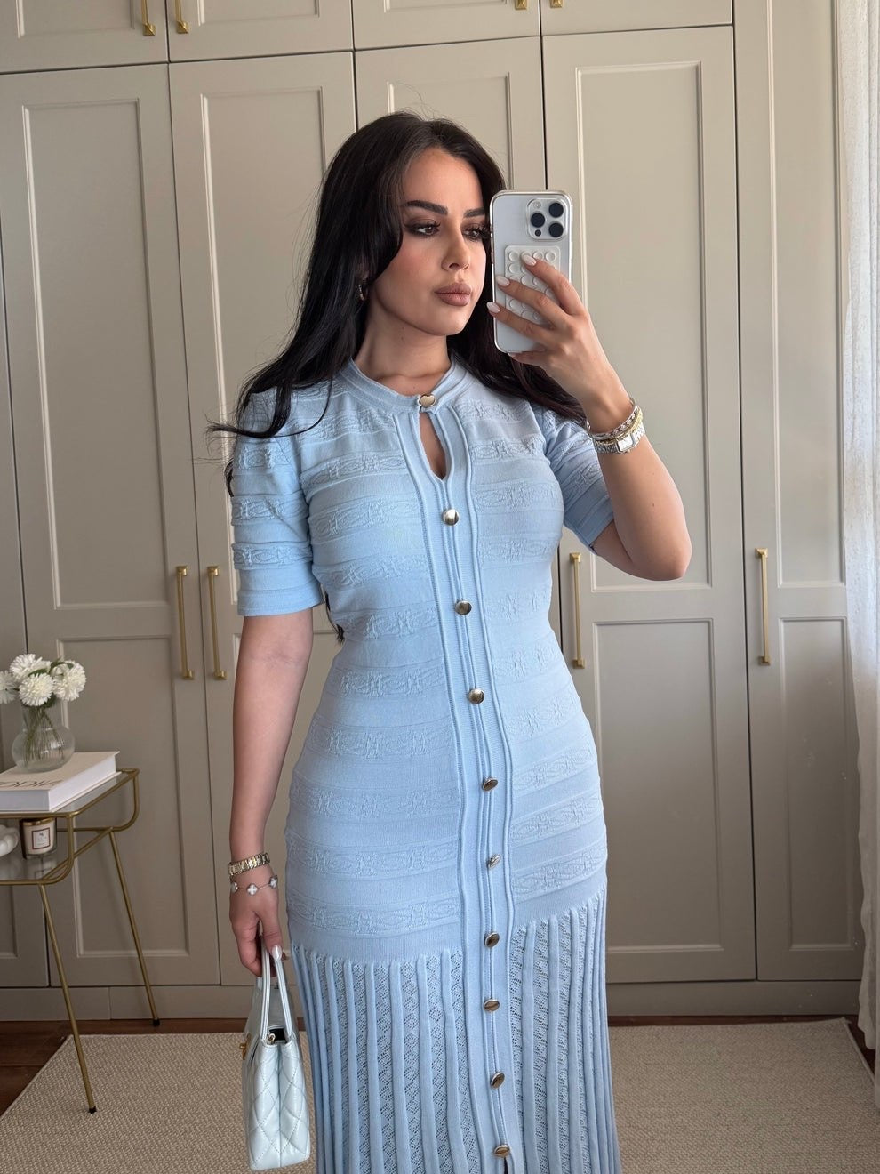 Sandro Blue Dress