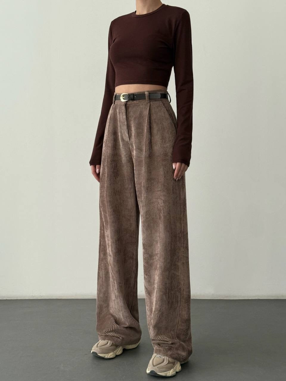 Corduroy Wide Leg Pants