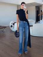 High Waist Zara Straight Jeans