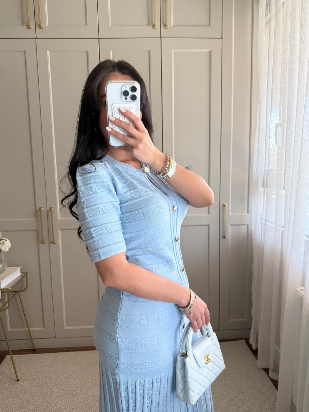 Sandro Blue Dress