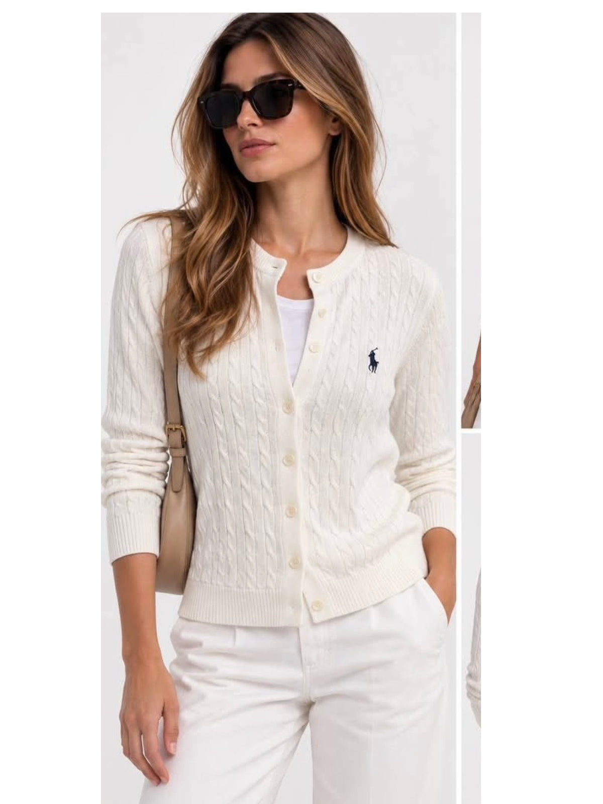Polo white Cardigan