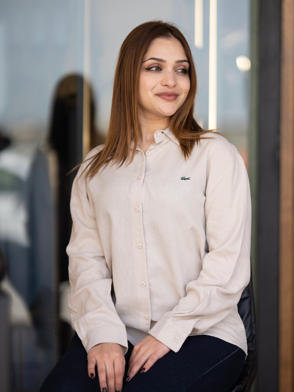 Lacoste Beige Color