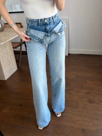 ELLA Double Waist Wide Leg Jeans