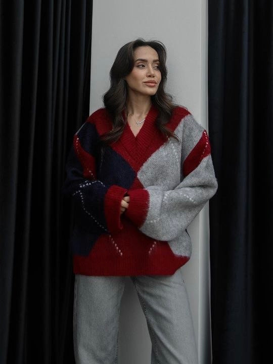 Checkered Sweater