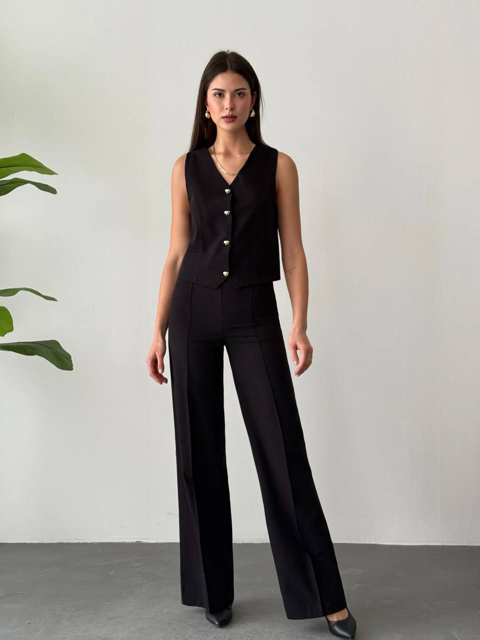 Black Two-Piece Set