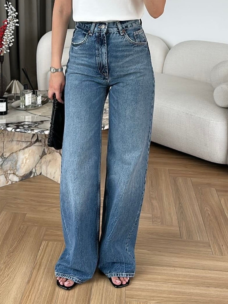 High Waist Zara Straight Jeans