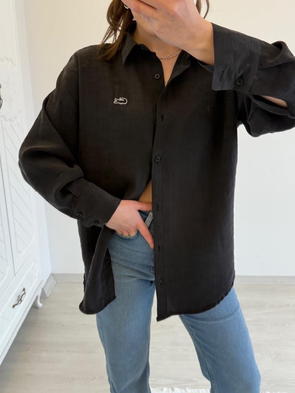 Lacoste Black Classic Shirt