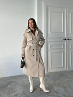 Beige Trench Coat