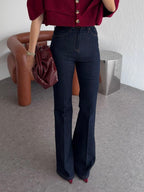 High Waist Flare Jeans