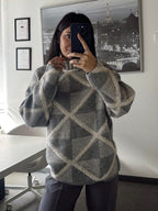 Geometric Knit Sweater