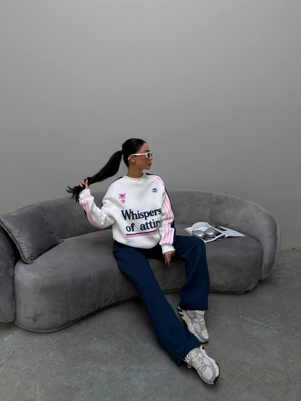 Nevy & White Tracksuit