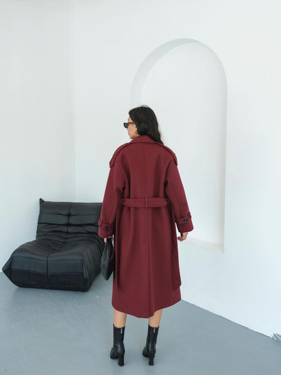 Burgundy Coat
