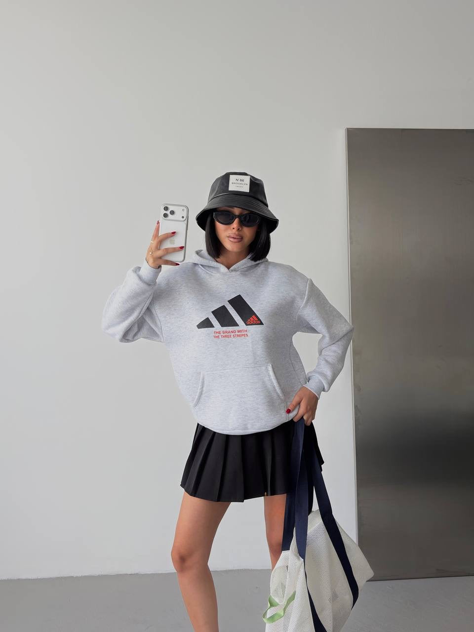 Adidas Gray Hoodie