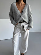 Gray Cardigan
