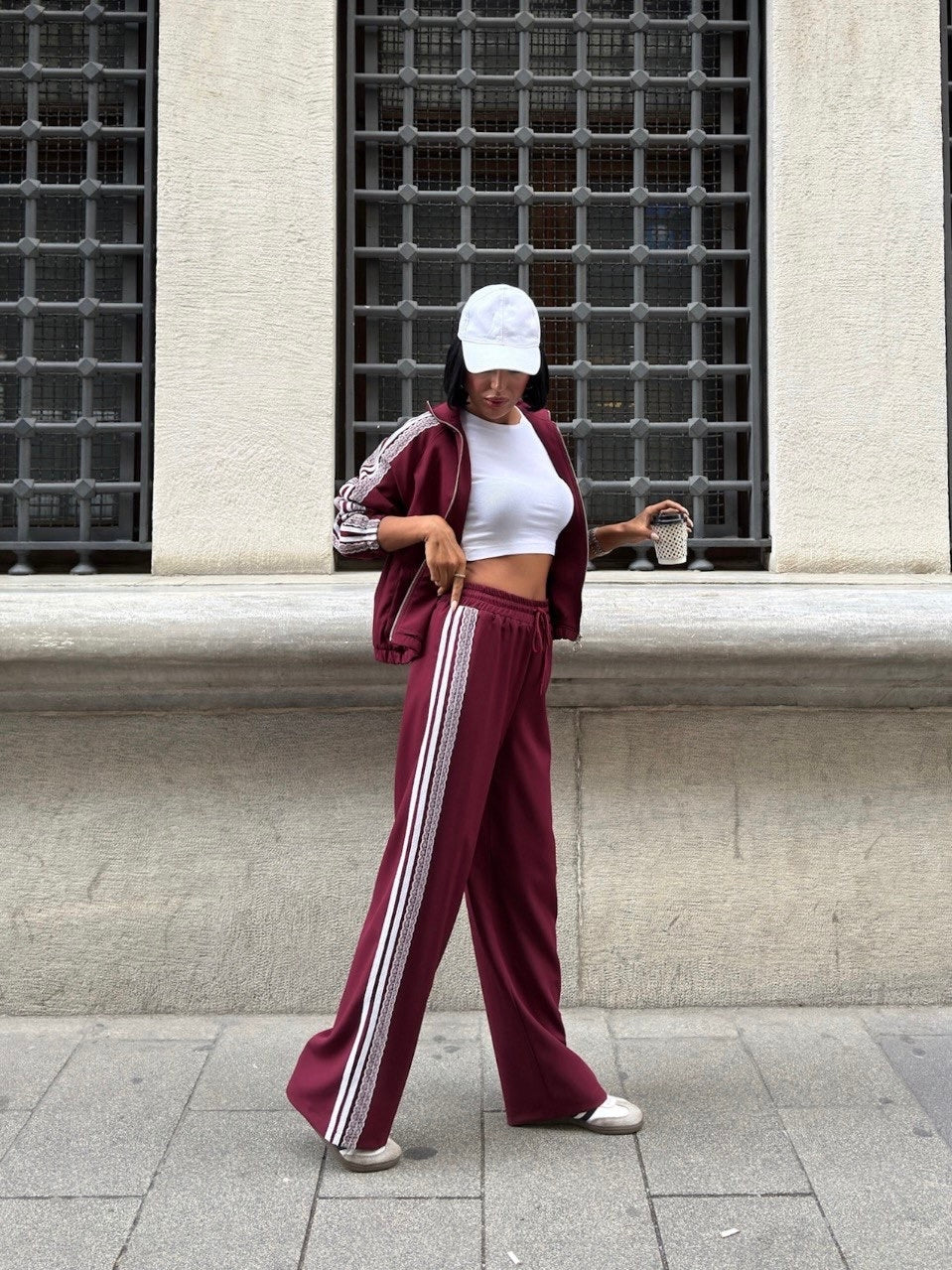 Burgundy Tracksuit