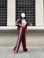 Burgundy Tracksuit