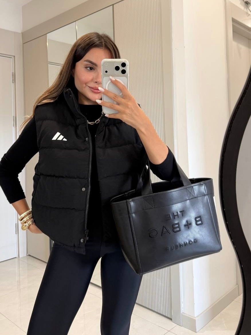 Adidas White Puffer Vest