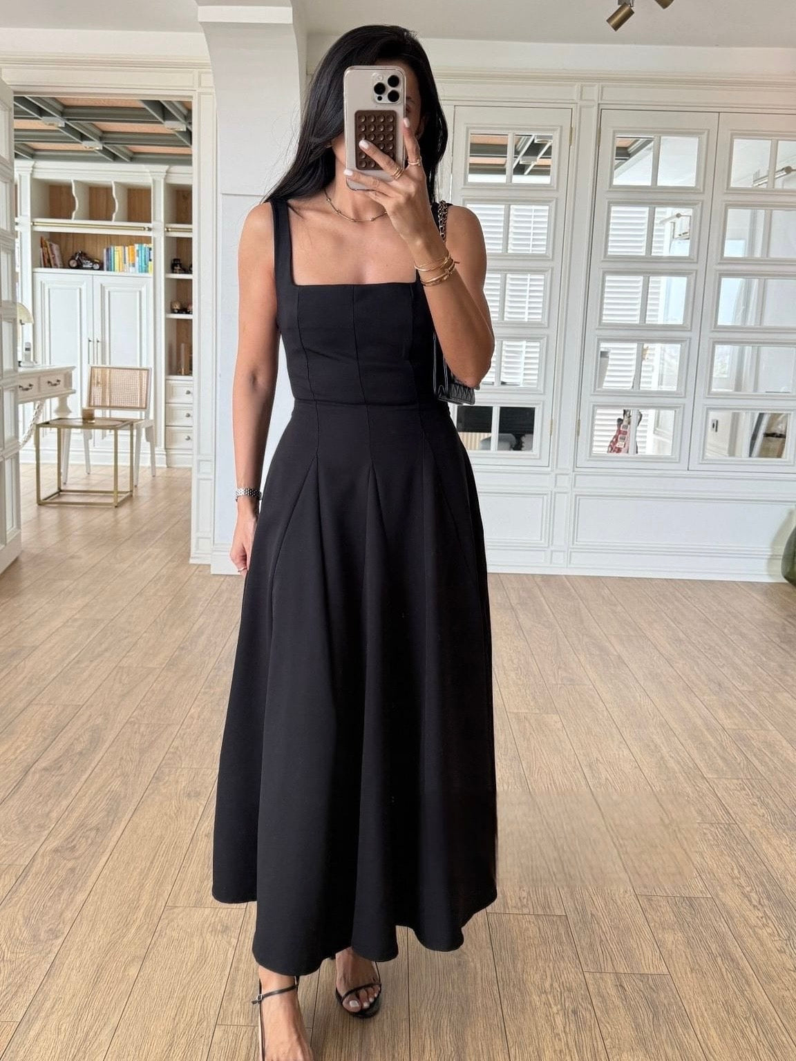 Classic Black A-Line Dress