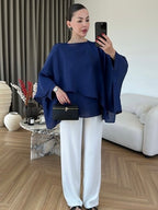 Flowy Batwing Blouse