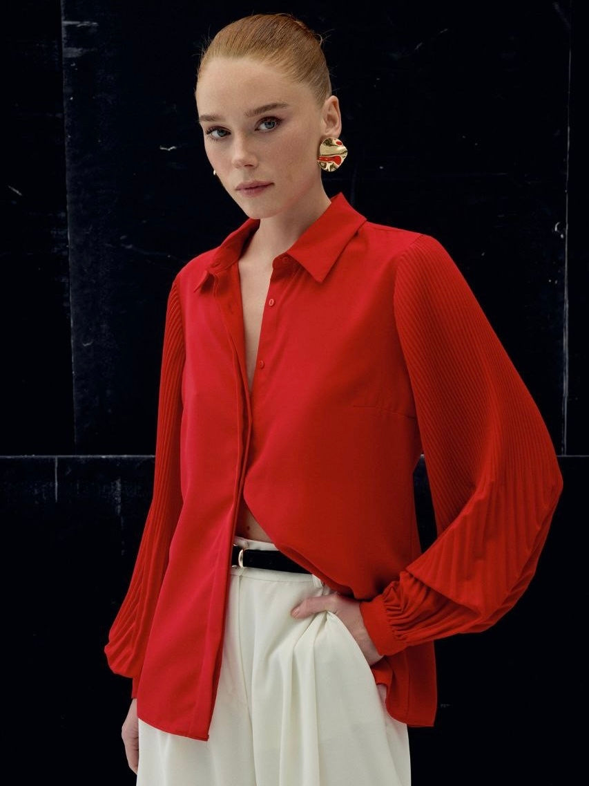 Red Formal Shirt