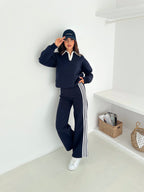 Navy Stripe Set