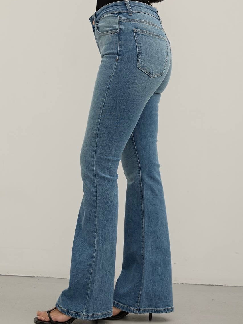 High Waist Flare Jeans