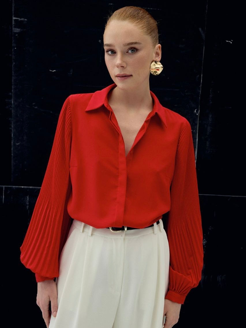 Red Formal Shirt