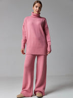 High-Neck Wool Set