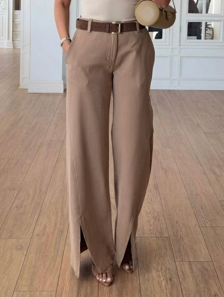 Mocha Wide Leg Pants