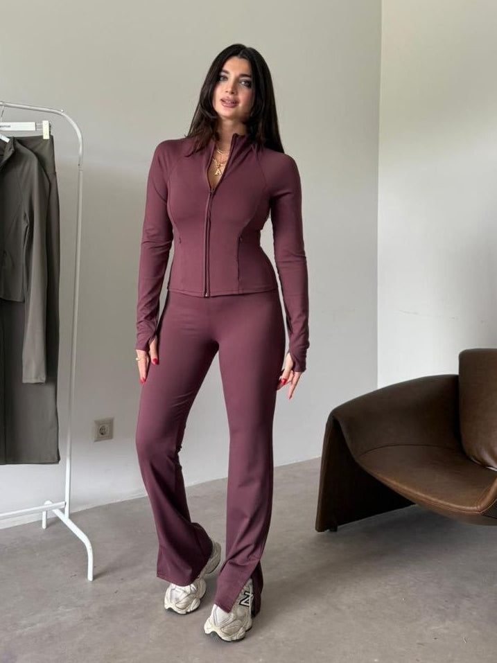 Burgundy Oysho Active Set