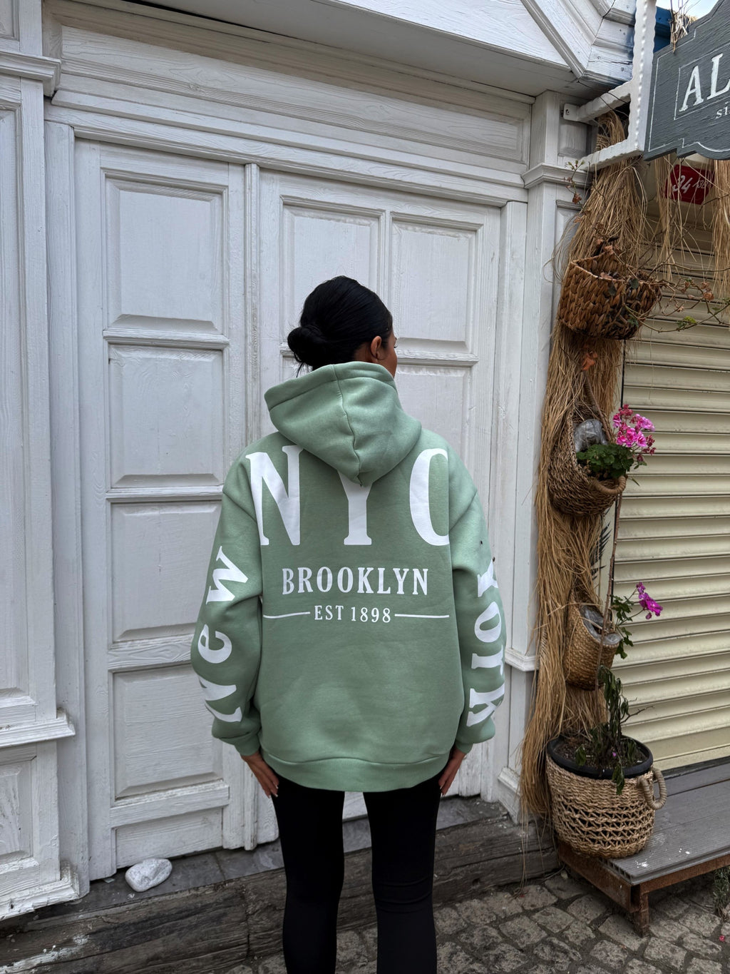 Pastel Green NY Hoodie