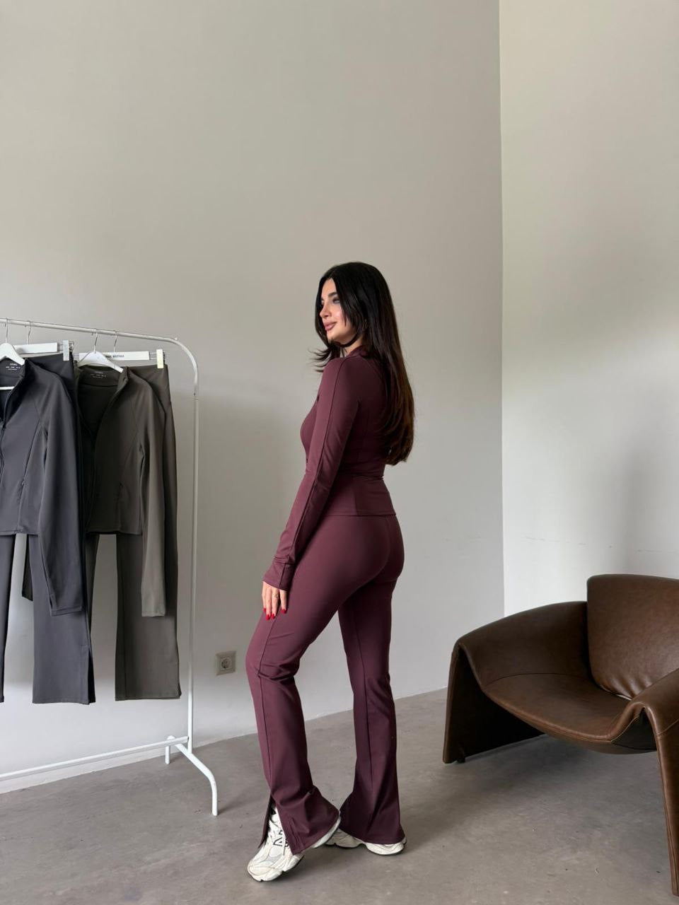 Burgundy Oysho Set