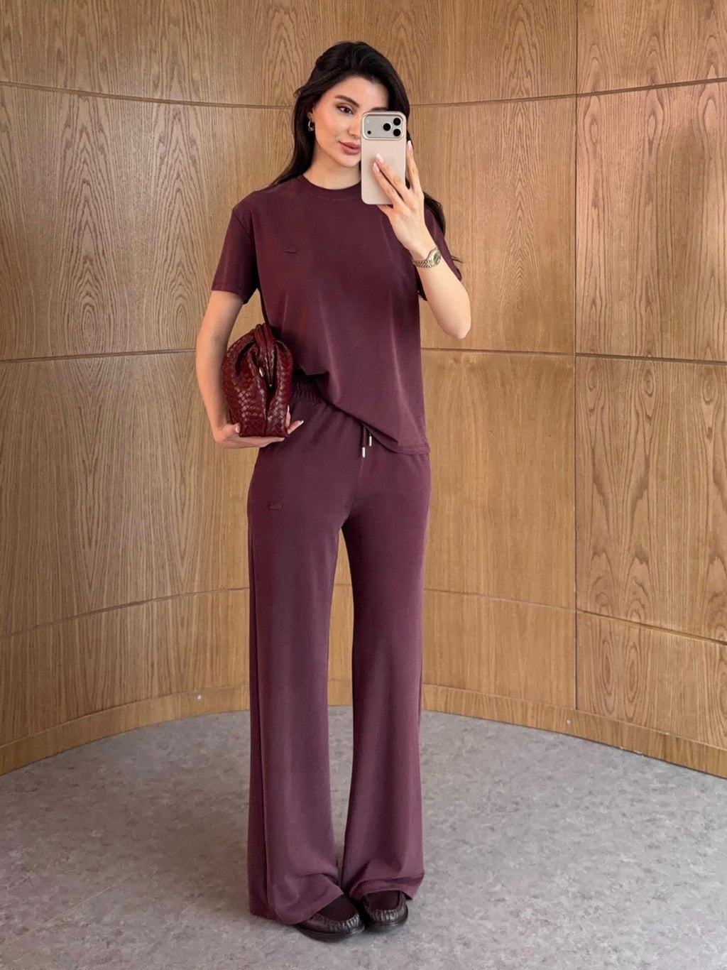 Lacoste Burgundy Set
