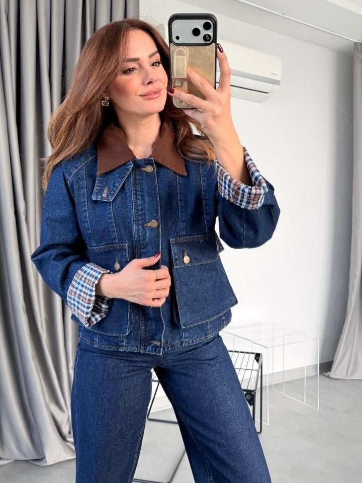 Zara Denim Two-Piece Set