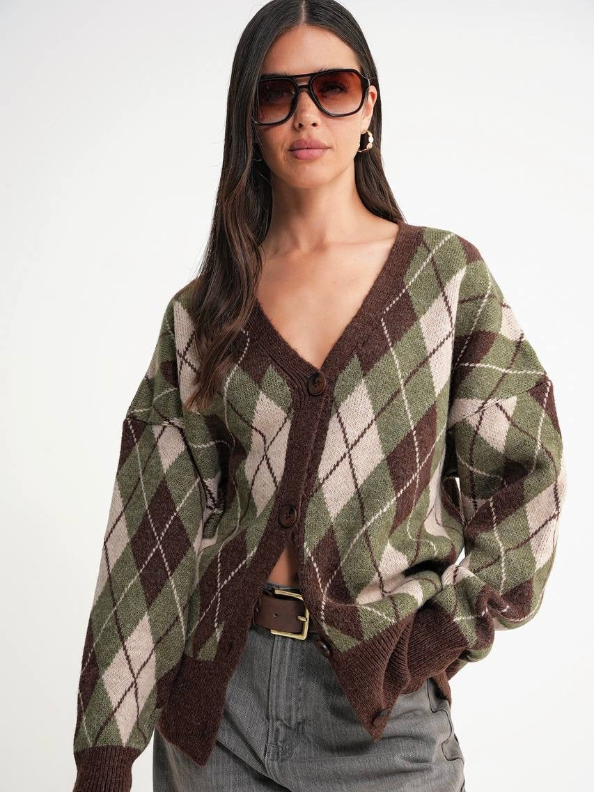 Olive cardigan
