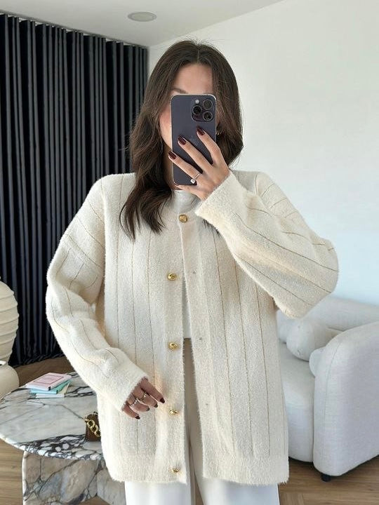 Soft Cream Cardigan