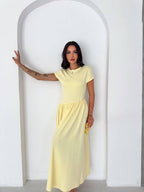 Butter Yellow Maxi Dress